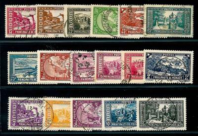 gestempelt - Monaco Nr. 120/36, - Briefmarken