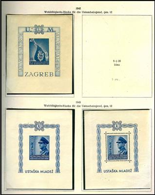 gestempelt/*/** - Partie Kroatien mit div. Europa, - Briefmarken