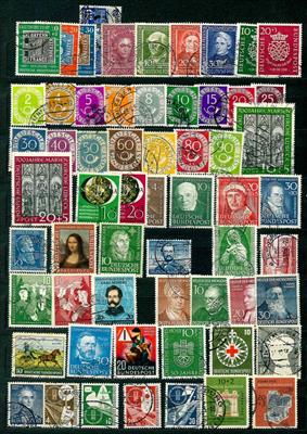 gestempelt - Sammlung BRD ab 1949 gestempelt, - Stamps