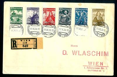 Österr. 1. Republik 1933 Katholikentag - Briefmarken