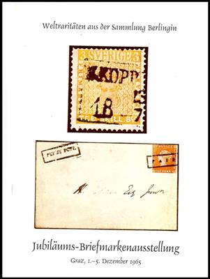 Partie phil. Literatur teils Flug- und Raketenpost, - Briefmarken