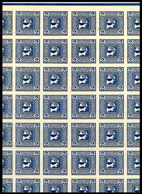 ** - Österr. Nr. 157 im gefalteten Bogen zu 100 Stück, - Stamps