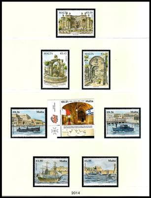 ** - Sammlung Malta 1971/2014, - Briefmarken
