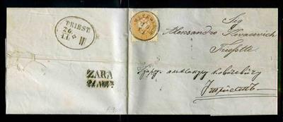 Bosnien Poststück - 1864 Bosnien-Vorläufer Brief geschrieben in Mostar, - Kožešiny Známky
