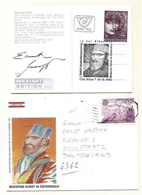 Fuchs, Ernst, - Briefmarken