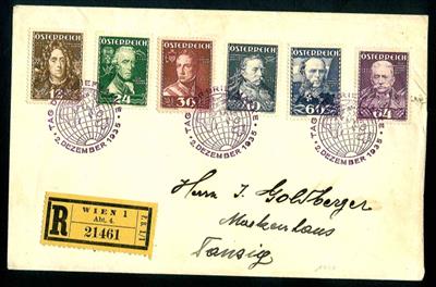 Österreich 1. Republik Poststück - 1935 Heerführer - Kožešiny Známky