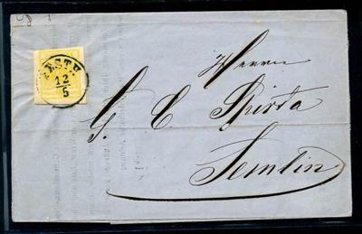 Poststück - Österr. Ausg. 1850, - Briefmarken