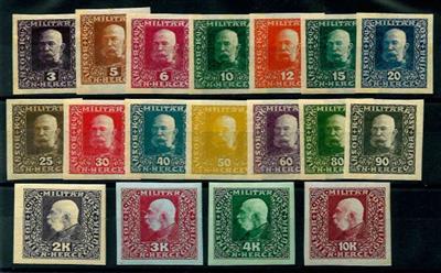 Bosnien * - 1916 Farbproben ungezähnt - Briefmarken