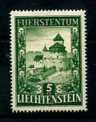 Liechtenstein ** - 1952 Vaduz 5 Franken - Známky