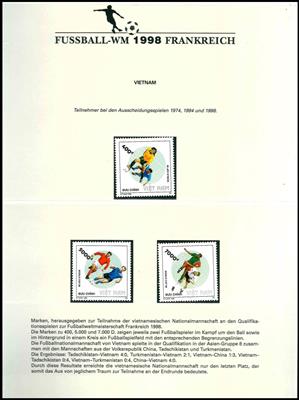 Motive Sammlungen **/Poststück - "Fussballweltmeister - Stamps