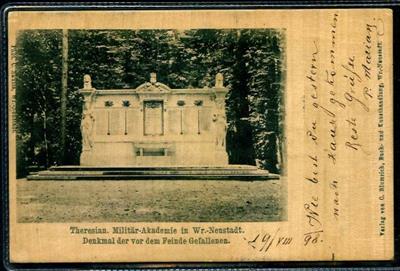 Poststück - Seltene Holzkarte aus - Stamps