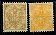 Bosnien * - 1900 Freimarken 30 Heller braun und 40 Heller gelborange, - Stamps
