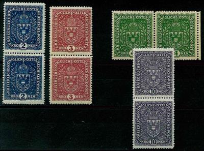 ** - Österr. 1916 Freimarken 2 Sätze - Známky