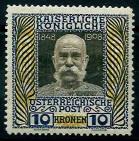 * - Österr. Monarchie - 10K 1908 *, - Francobolli