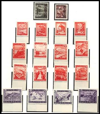 **/gestempelt - Sammlung Österr. ab 1945 mit etwas Dubl., - Briefmarken