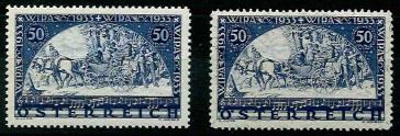 * - Österr. 1933 WIPAmarke glatt - Briefmarken