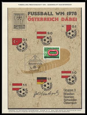 **/Poststück - Motivsammlung Fußball - Briefmarken