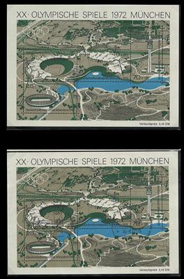 gestempelt/**/Poststück - BRD  - Partie Blöcke ca 1970/2000, - Briefmarken