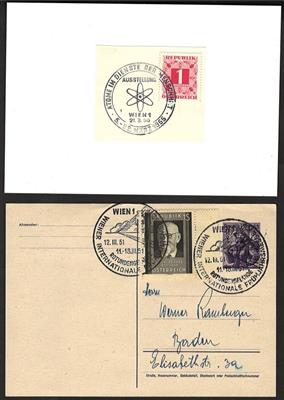 Poststück/Briefstück - Partie Poststücke Österr. meist II. Rep. - u.a. Sonderbelege - ein wenig I. Rep., - Briefmarken