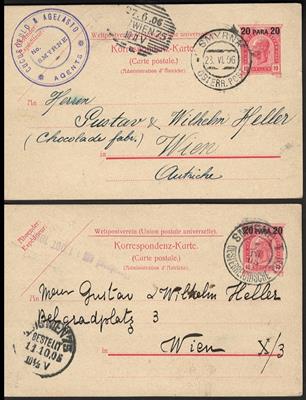 Poststück/Briefstück - Partie Poststücke Österr. u. D.Reich, - Briefmarken
