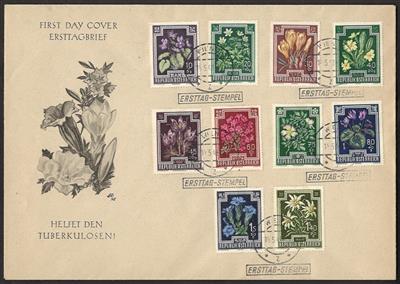 Poststück - Österr. Nr. 877/86 (Heimische - Briefmarken