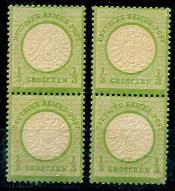 ** - D.Reich Nr. 17a - zwei frische - Stamps