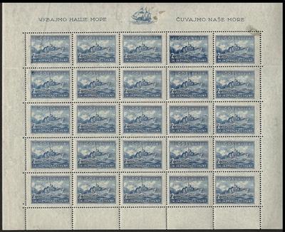 ** - Jugosl. 1939 Postkongress 385/88 in Orig. Bgn., - Stamps