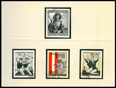 gestempelt - Sammlung Österr. ab 1945, - Stamps