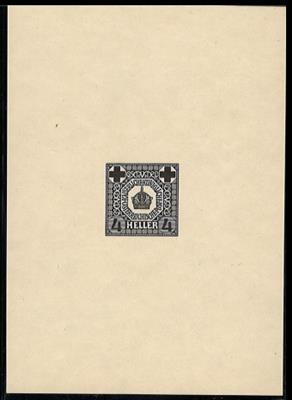 (*) - Ö. 1914 Entwurf einer 4 Heller Rot-Kreuz-Marke (v. Dr. R. Junk), - Stamps