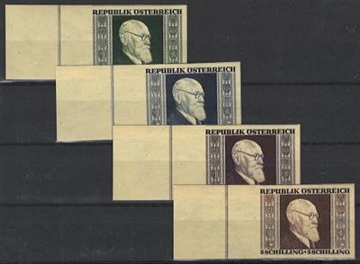 ** - Österr. - Renner geschnitten vom linken Rand, - Stamps