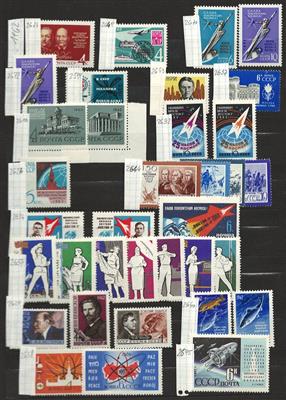 ** - Partie Dubl. Sowjetunion ca. 1962/1975, - Stamps