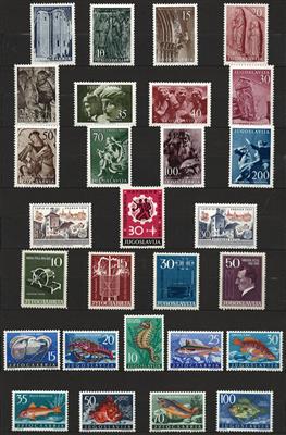 ** - Teilsammlung Jugosl. 1956/1975, - Briefmarken