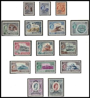 ** . Teilsammlung Zypern 1960/1970, - Briefmarken