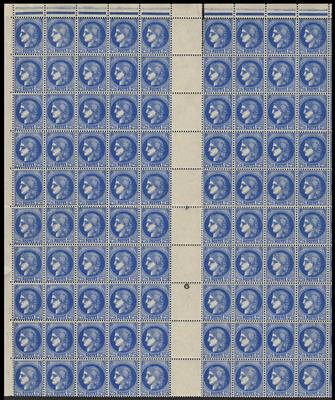 Frankreich ** - 1938 Partie Ganzbögen und Bogenteile der FreimarkenSerie, - Briefmarken