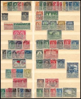 gestempelt - Sammlung/Partie Kanada, - Briefmarken