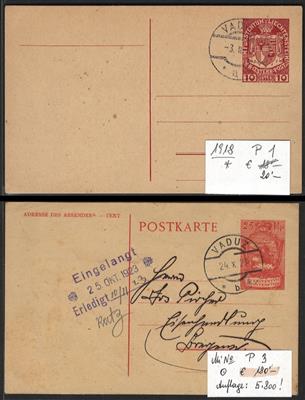 Liechtenstein Poststück - 1918/2001 Gepflegte - Stamps