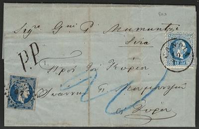 ö levante Poststück - 1873 Brief von - Francobolli