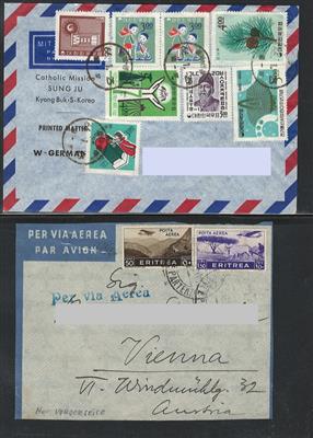 Poststück - Partie Flugpost Europa und Übersee ab ca. 1936, - Stamps