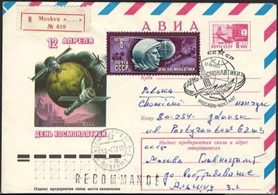 Poststück - Partie meist Sonderbelege Motiv "Weltraum" aus der Sowjetunion, - Briefmarken