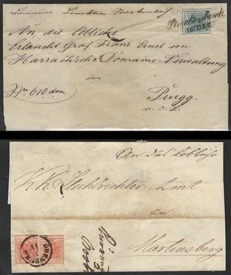Poststück - Partie Postbelege Österreich ab 1850, - Briefmarken