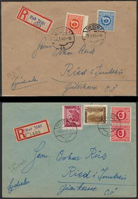 Poststück - Partie Poststücke Österr. ab 1945, - Známky