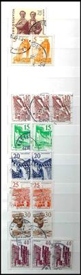 **/gestempelt - Partie Dubl. Jugosl. ca. 1960/1975, - Briefmarken