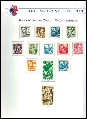 ** - Sammlung Deutschland  1945/1949 u. Berlin bis 1990, - Stamps