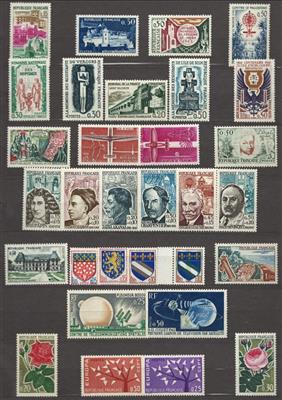 ** - Sammlung Franktreich ca. 1966/1986, - Známky