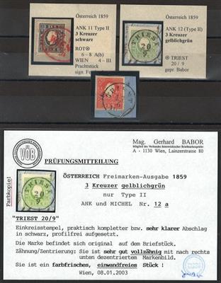 Briefstück/Poststück - Österr. Nr. 11 II, - Francobolli