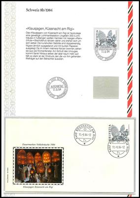 gestempelt/*/**/Poststück - Partie Dubl. Schweiz ab ca. 1862, - Briefmarken