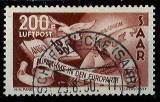 gestempelt - Saarland Flug Nr. 298 sauber gestempelt, - Stamps