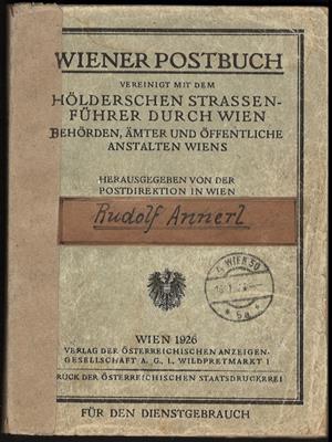 Literatur Poststück - 1926 "Wiener - Stamps