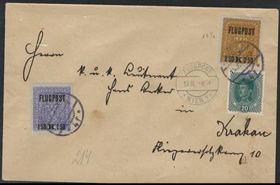 Poststück - Österr. Flugpost 1918, - Stamps