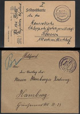 Poststück - Reichh. Partie D. Feldpost I. WK, - Stamps